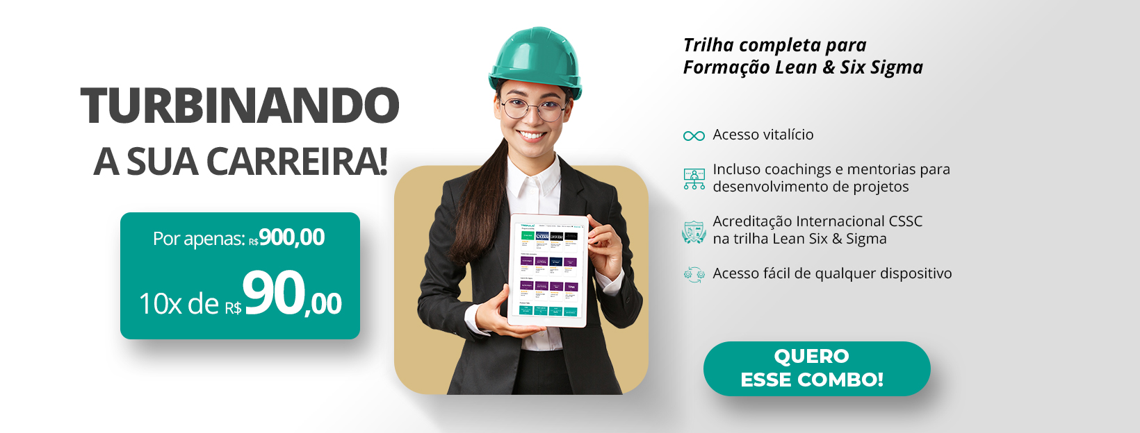 banner trilha lean & six sigma
